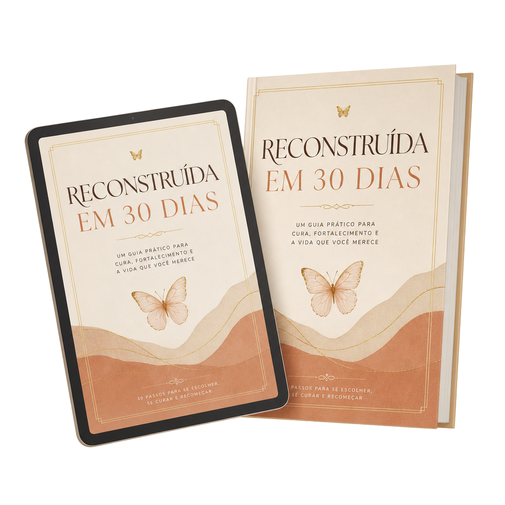 Mockup do e-book Reconstruída em 30 Dias